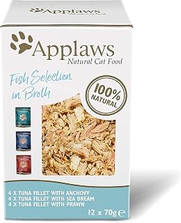 Applaws Cat Pouch Multipack 12 x 70 g Fish Selection