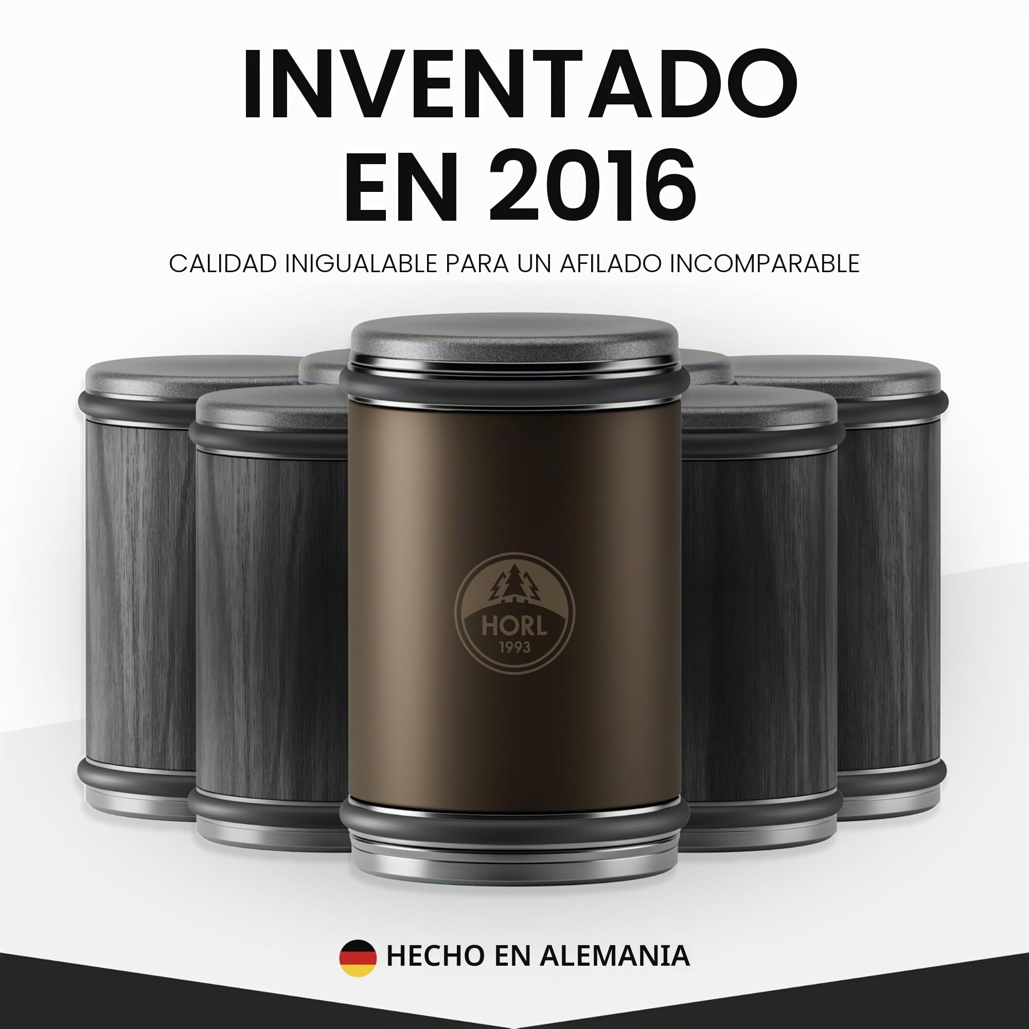 Rodillo afilador HORL2 Pro - rodillo afilador para cuchillos con engranaje planetario para transmisión de 1:3 y con soporte magnético con ángulos de 15 y 20 grados
