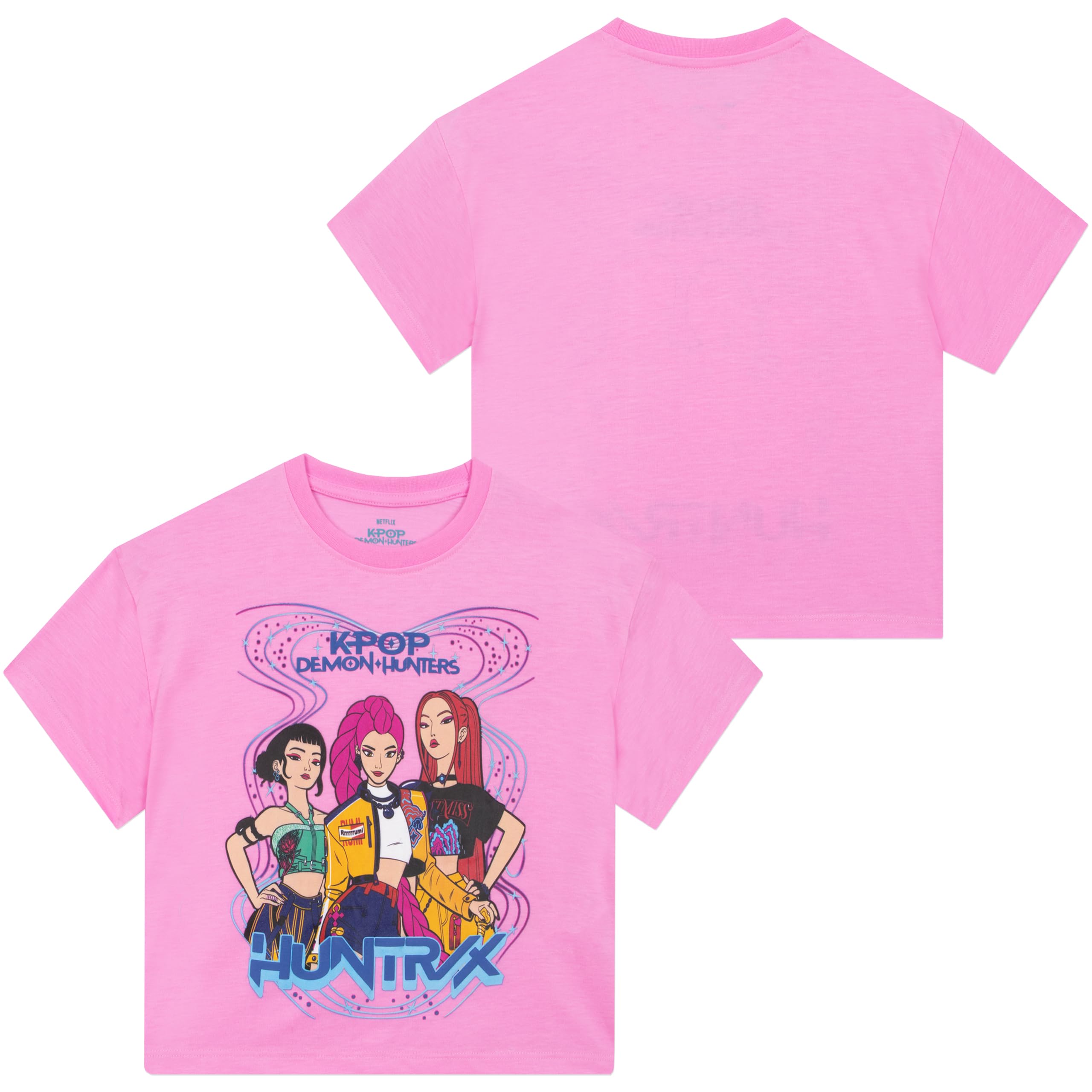 KPop Demon Hunters Pyjama Enfant, Rumi, Zoey Et Mira Pyjama Fille Manche Court