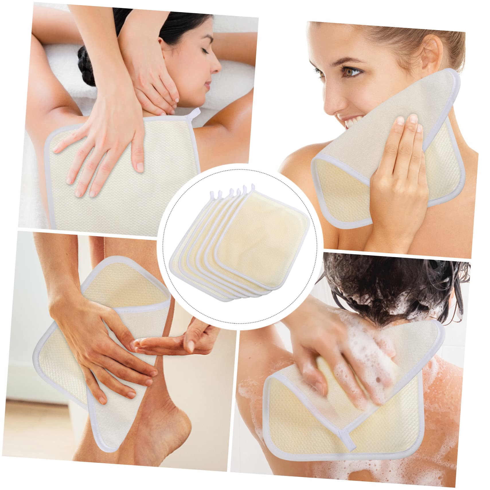 48 szt. Ręcznik kąpielowy Gąbka do czyszczenia Ręczniki Spa do mycia ciała Gąbka prysznicowa Loofah Ręcznik do mycia twarzy Ręcznik do szorowania pleców Prysznic szczotka do szorowania Ręcznik do kąpi