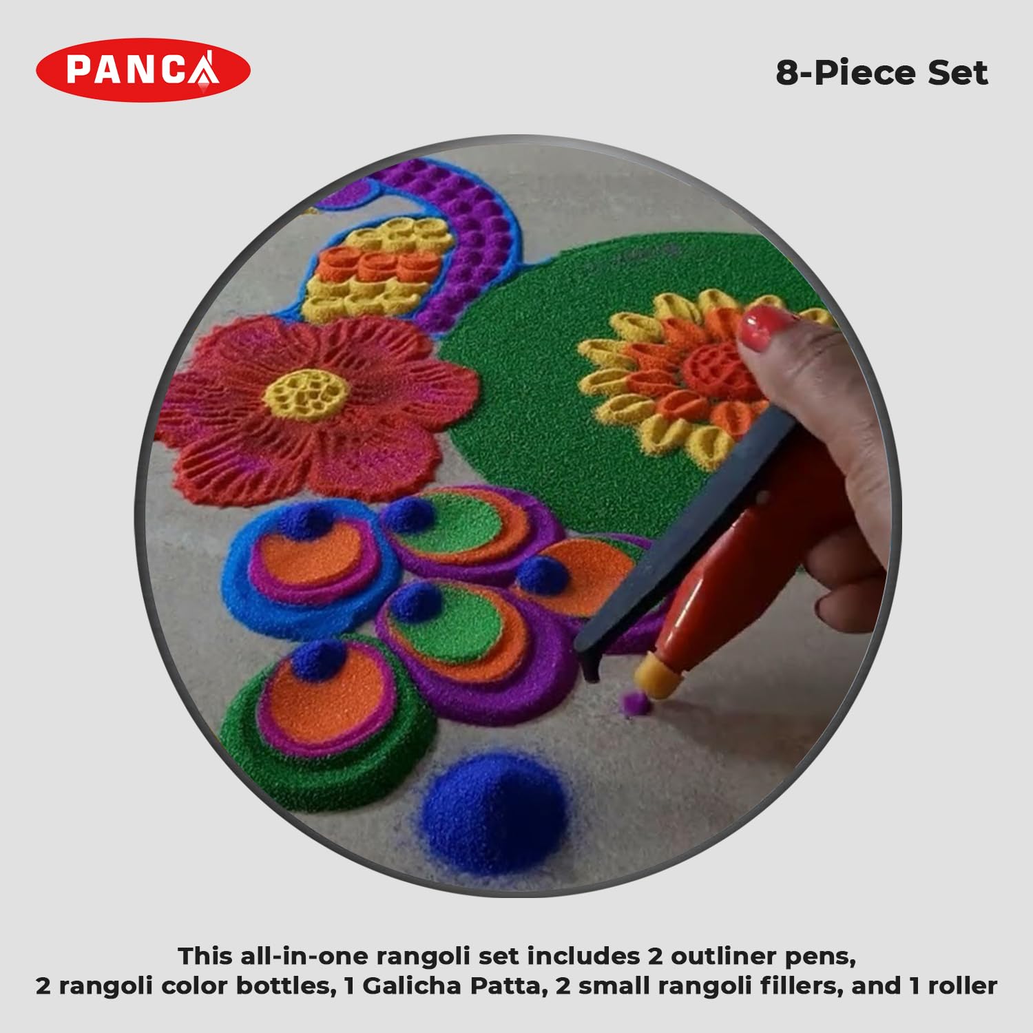 PANCA Rangoli Kit – DIY Art for Festivals & Home -2