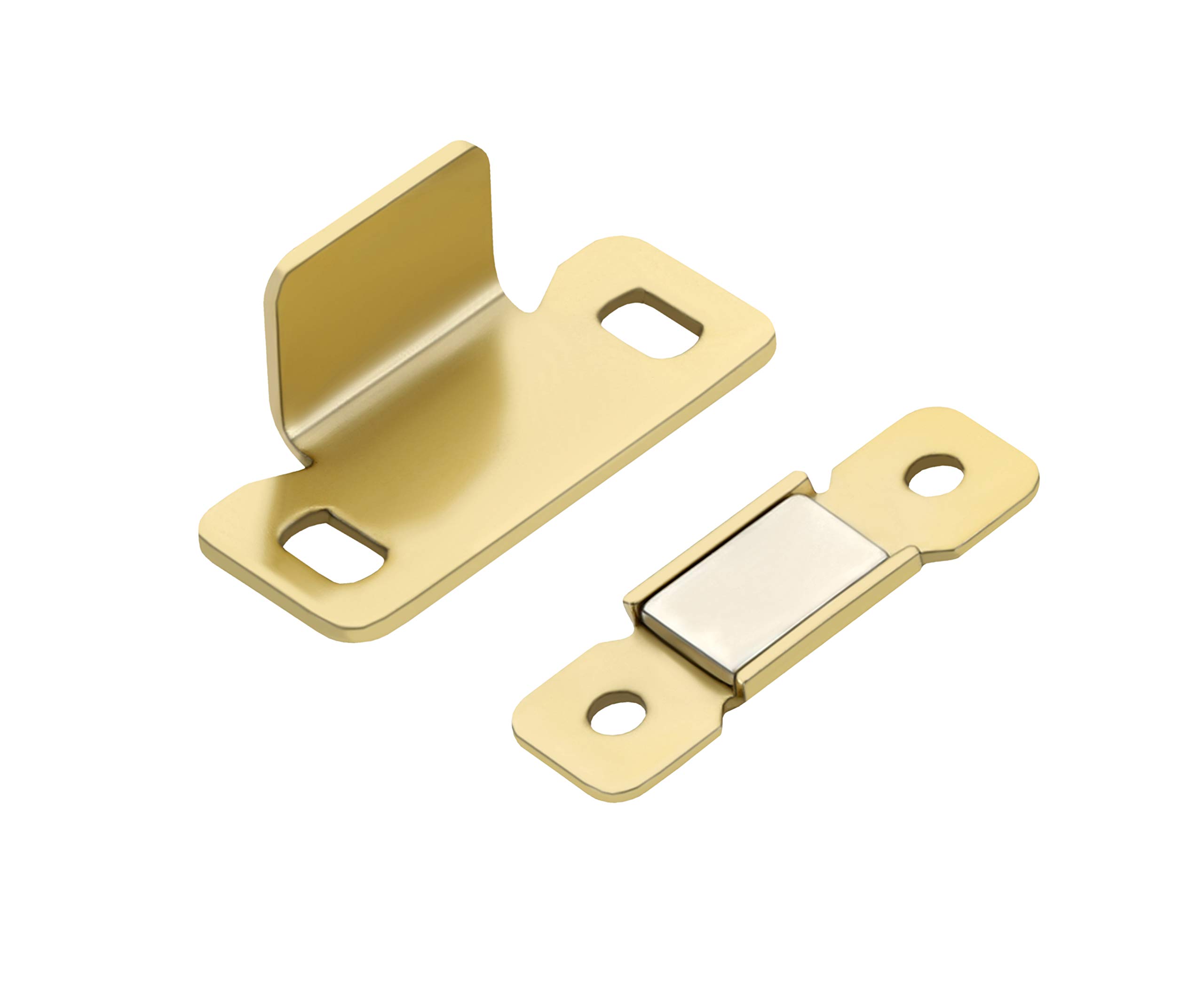 Nixnine Gold Antique L Shape Ultra Slim Thin Cabinet Door Magnetic Catch, Magnetic Door Stopper, Door Catcher for Drawer, Window, Kitchen Cupboard, Door Closer, (4cm x 1.5cm x 0.3cm) Pack of 2 (B08QJR1F83) Amazon Price History, Amazon Price Tracker