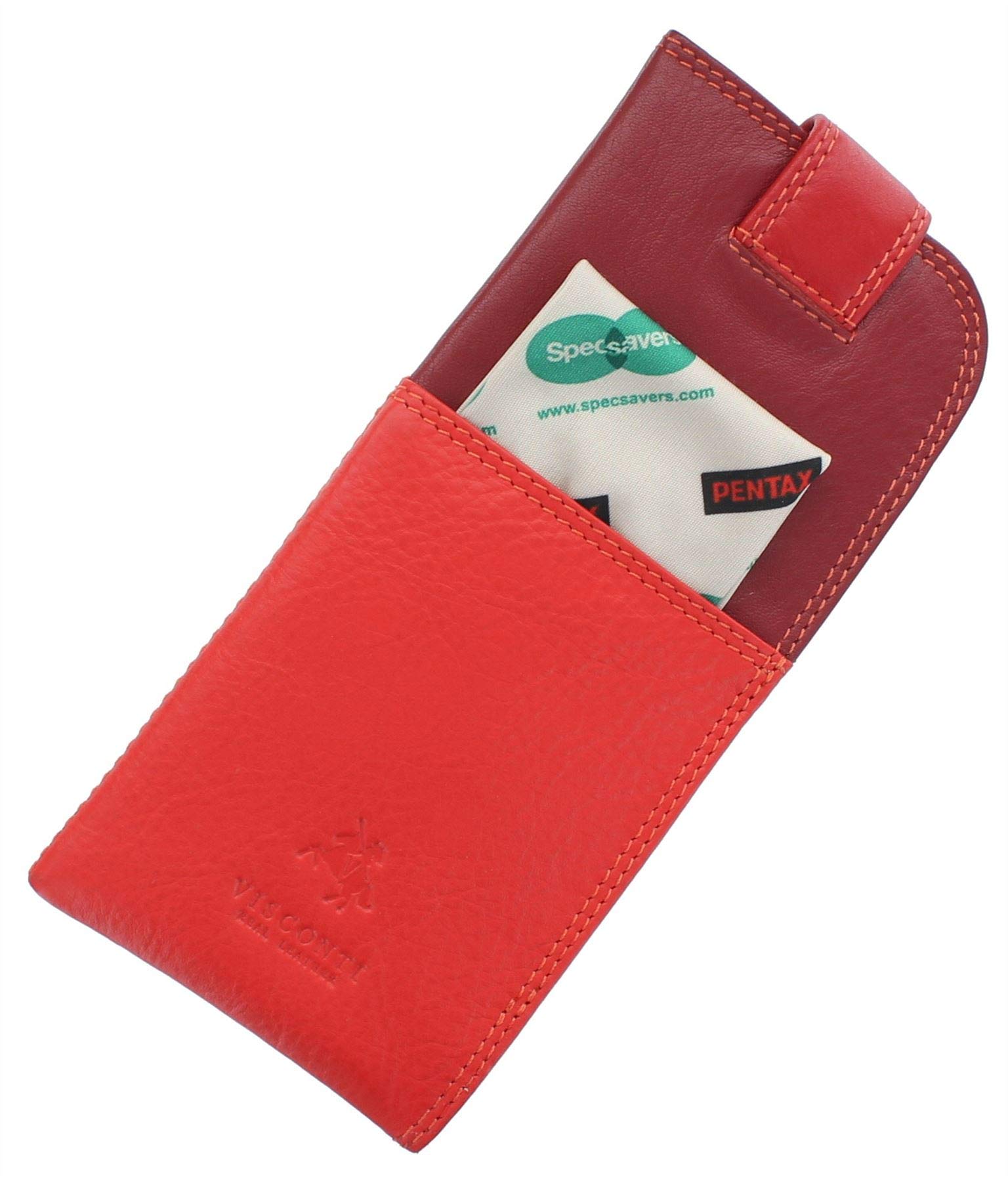 VISCONTI Rainbow Collection BELIZE Étui à Lunettes en Cuir Nappa RB106