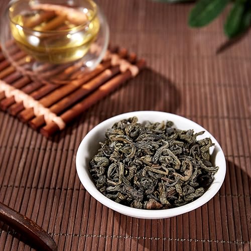 Miniatura 3 de HUAYING Té verde chino de hojas sueltas, té verde chino Yingde, té de hojas sueltas, 4.6 onzas, 4.66oz, paquete de 22 empapadas