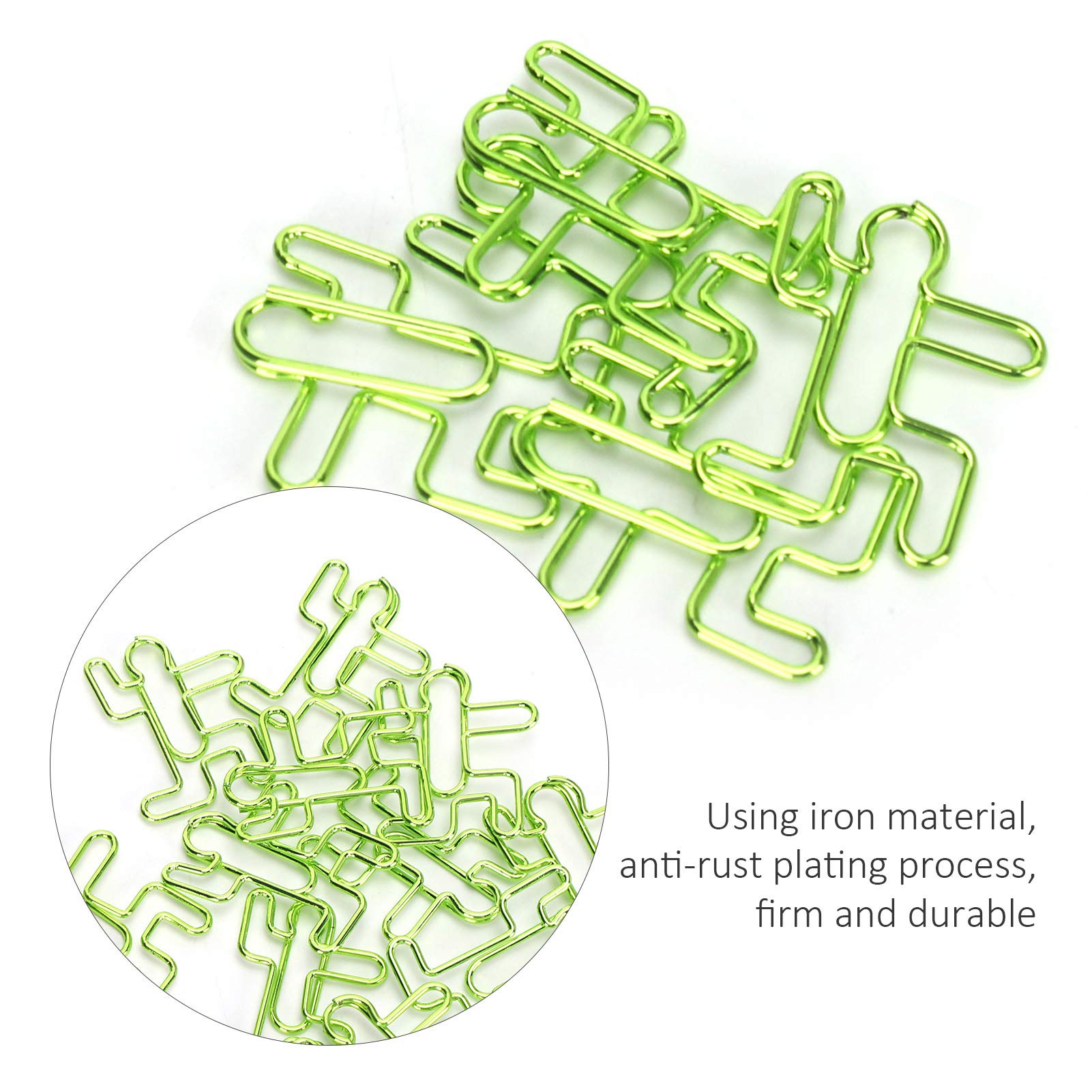 ANKROYU 20PCS Cartoon Paperclip, Special Shape Paper Clips, Stainless Steel Paper Clips - Image 3