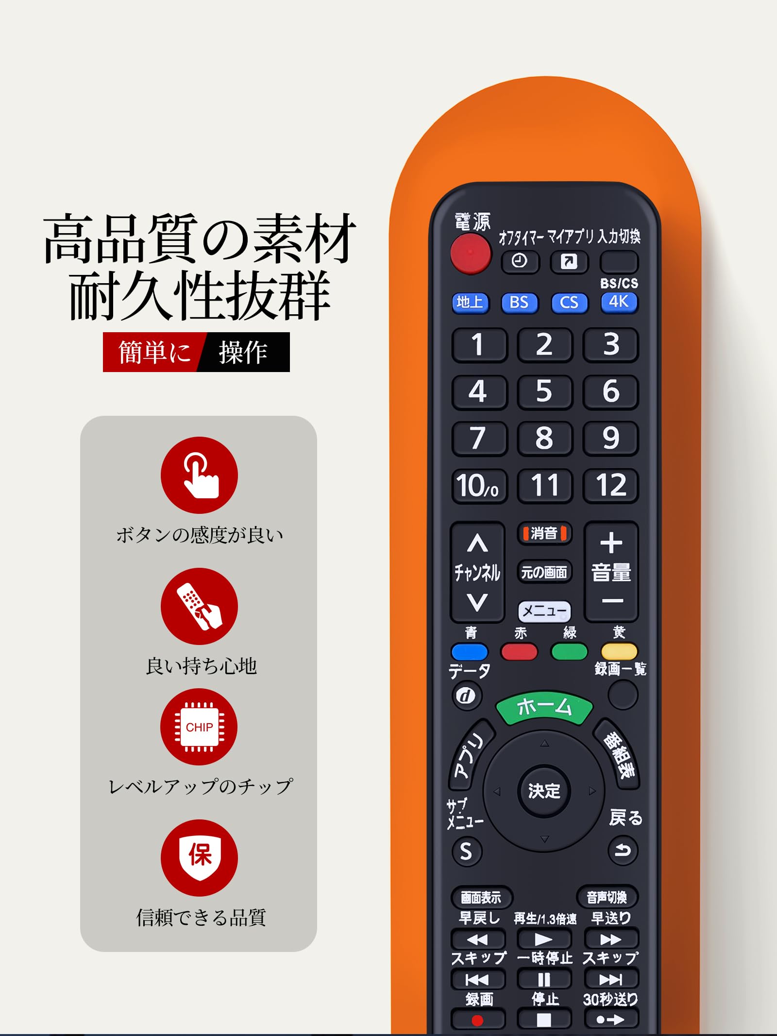 Amazon | テレビリモコン N2QAYA000248 for Panasonic パナソニック