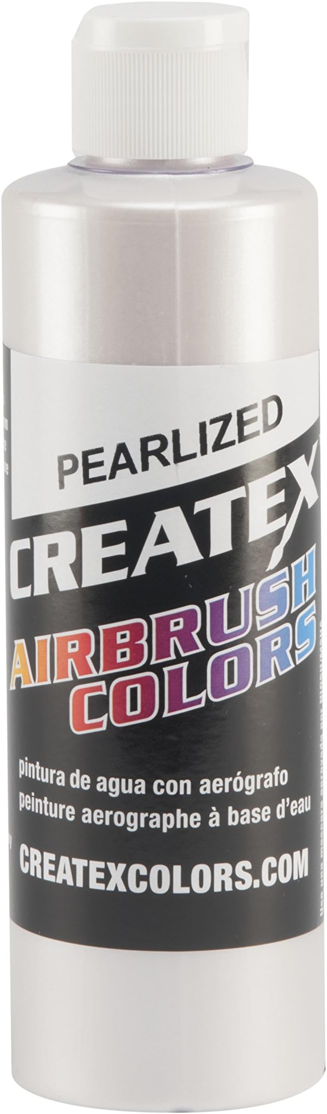 Createx Colors Paint for Airbrush, 8 oz, Pearl White