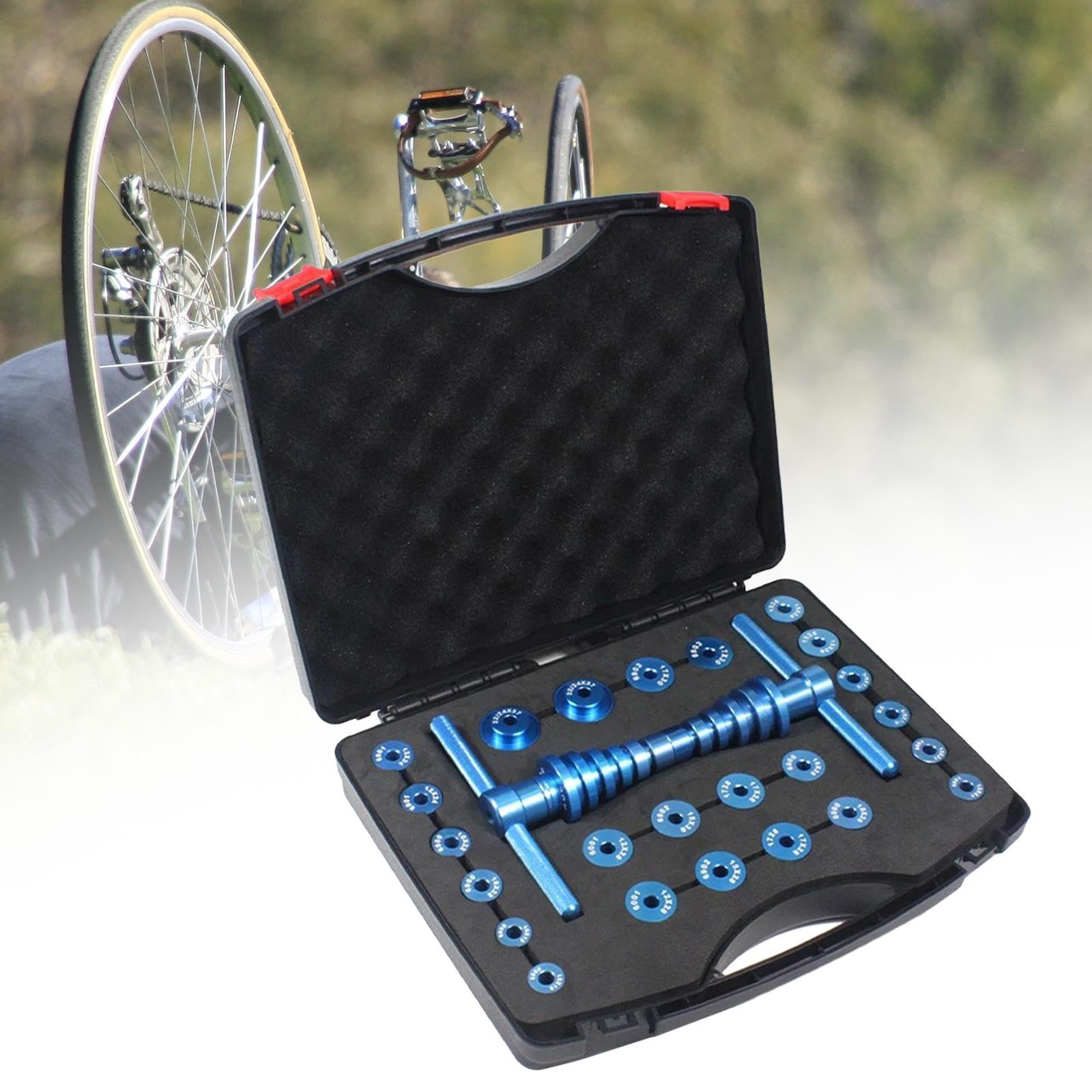 Set Presse Per Cuscinetti Bicicletta - Kit Installazione Movimento Centrale E Mozzi - Lega Alluminio - Foto 6