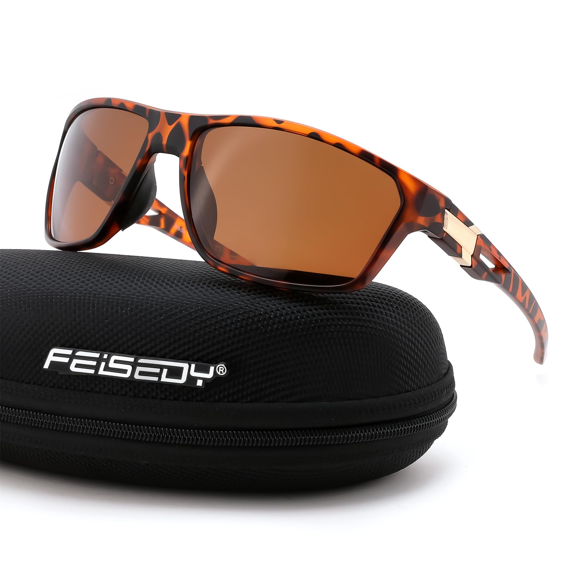 FEISEDY Polarised Sports Sunglasses for Men & Women Wraparound Shades B1389