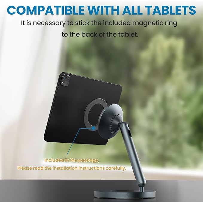 Soporte magnético Nillkin para iPad y iPhone, escritorio, 360° miniatura 4