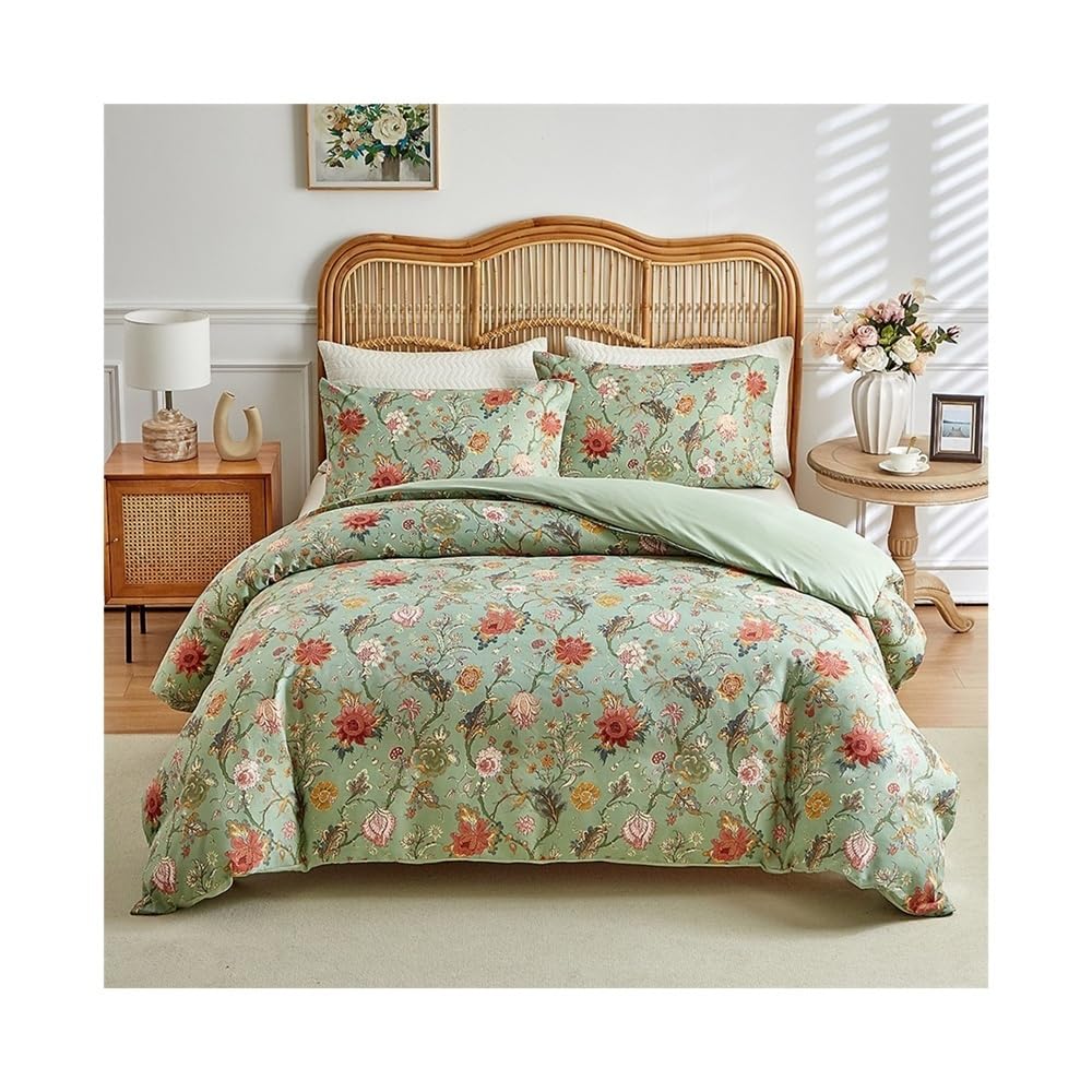 VHKJewE 3pcs Duvet cover, 100% Microfiber Bedding Cover Set, All Seasons Soft & Skin-friendly(264x229cm)