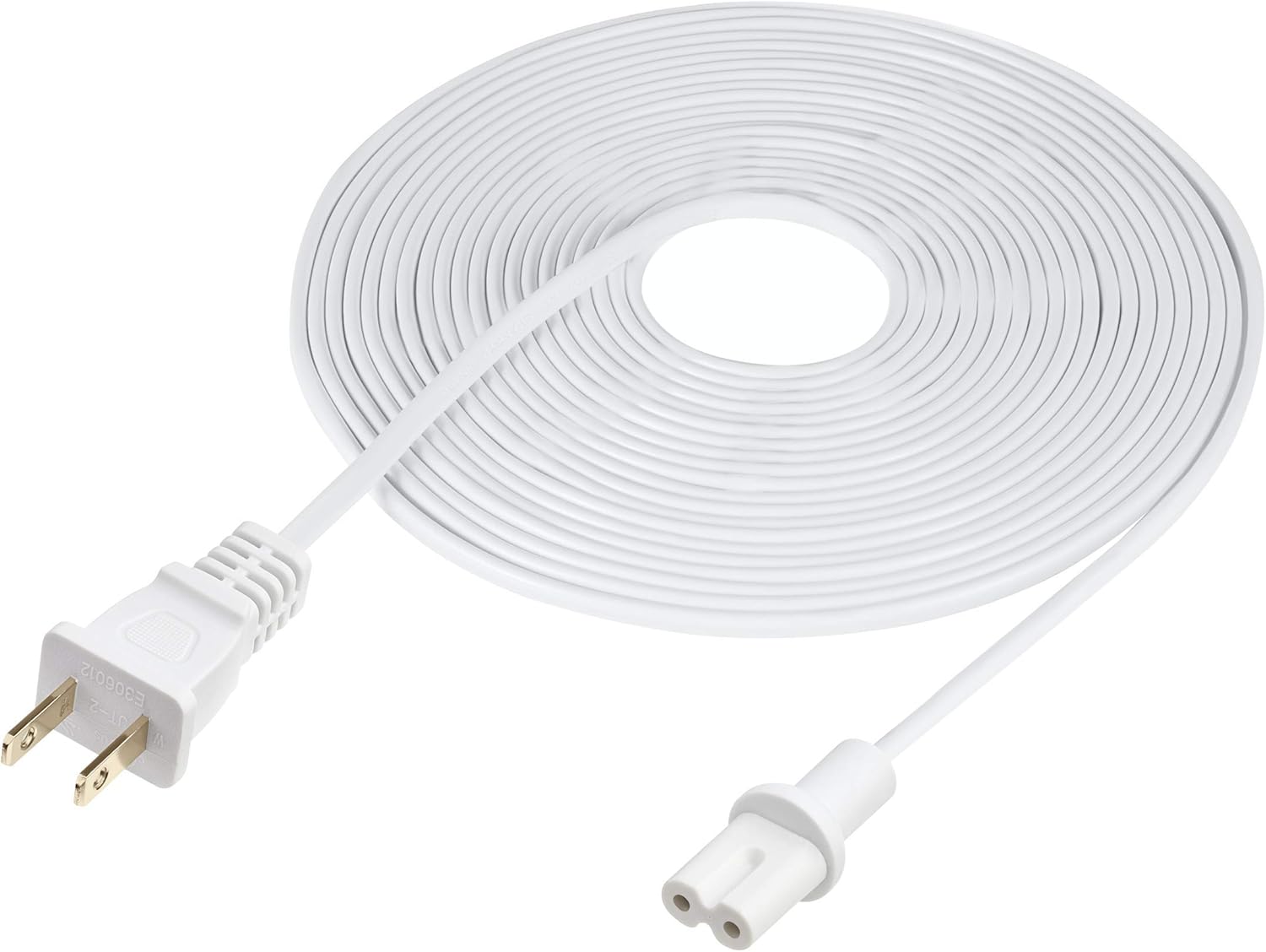 Power Cord Compatible with Sonos Five, Sonos Play 5, Sonos Beam, Sonos Ray, Sonos Arc, Arc Ultra, Sonos Amp, Sonos Playbase, Sonos Sub Gen 3 and Sonos Sub Mini (White, 20-Foot)