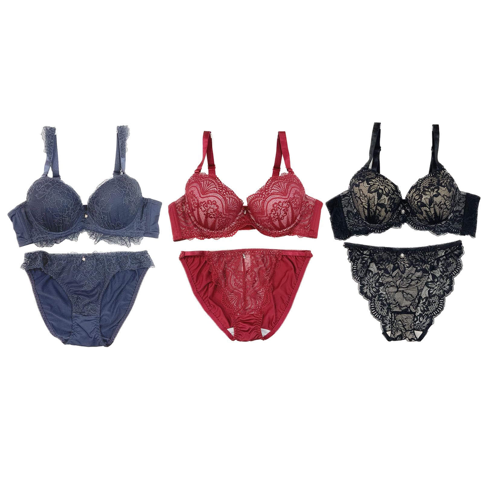 Amazon | [大きいサイズの服Queen] 福袋 ブラジャー ショーツ