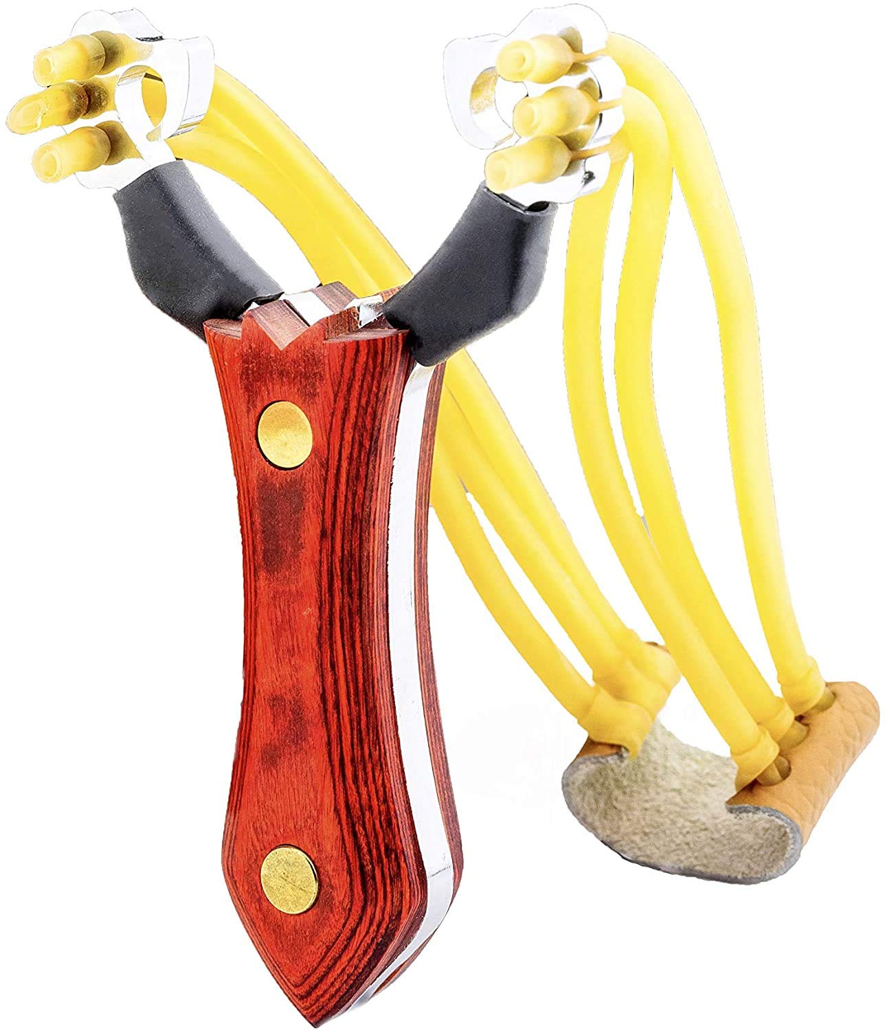 ANKKY 10Stk Steinschleuder Gummi Schleuder Gummi Langlebig Ersatzgummi für Jagd, Katapult Gummis Gelb
