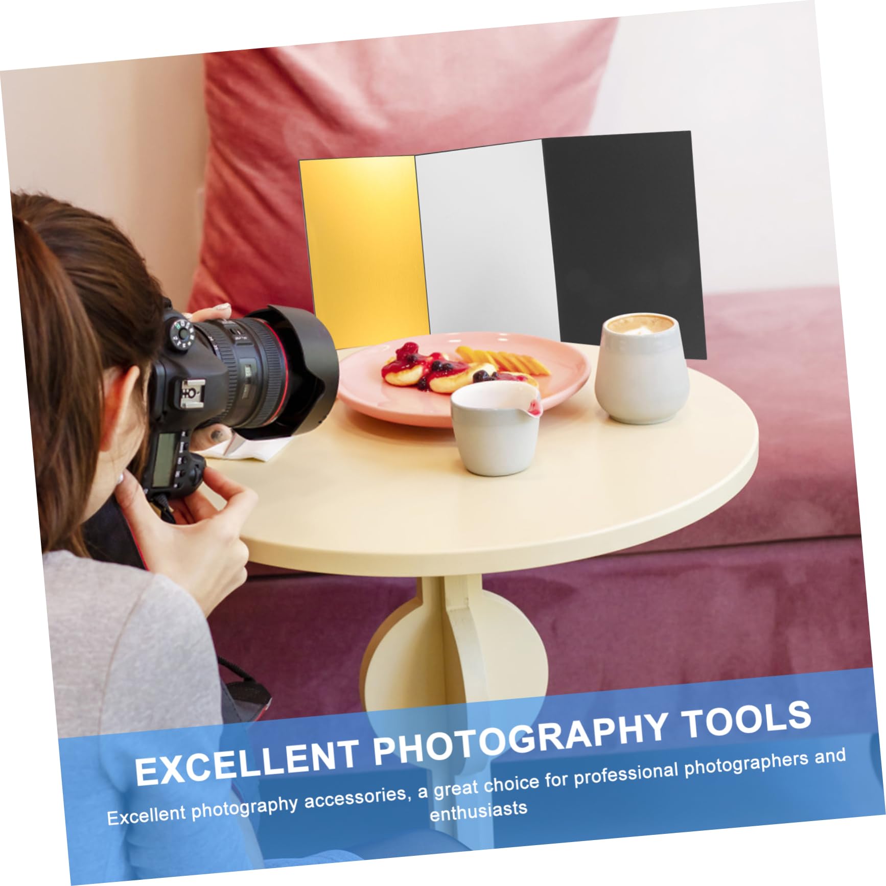 Réflecteur Photo 5 En 1 - Panneau Pliable Pour Portrait Et Selfie