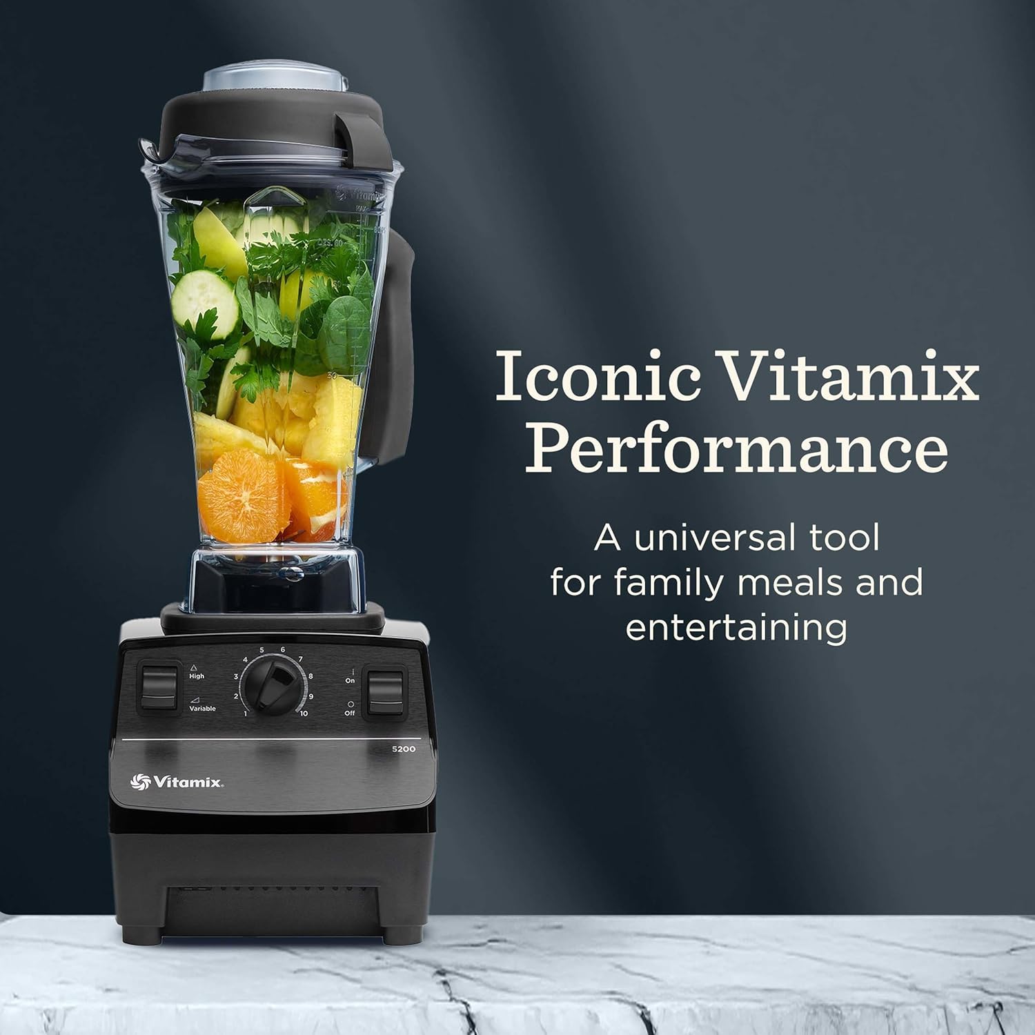 Vitamix 5200 Professional Blender - Ideal for Smoothies, Soups, Ice Cream, and More, Featuring Stainless Steel Blades, Self-Cleaning Function, and a 64 Oz Container in White 3 Vitamix 5200 Professional Blender - Ideal for Smoothies, Soups, Ice Cream, and More, Featuring Stainless Steel Blades, Self-Cleaning Function, and a 64 Oz Container in White - Image 3