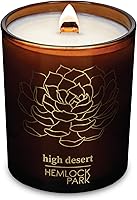 Vista 40 de Hemlock Park Vela de mecha de madera ámbar y dorada hecha a mano con cera de coco natural (estándar de 7.2 onzas, ámbar)