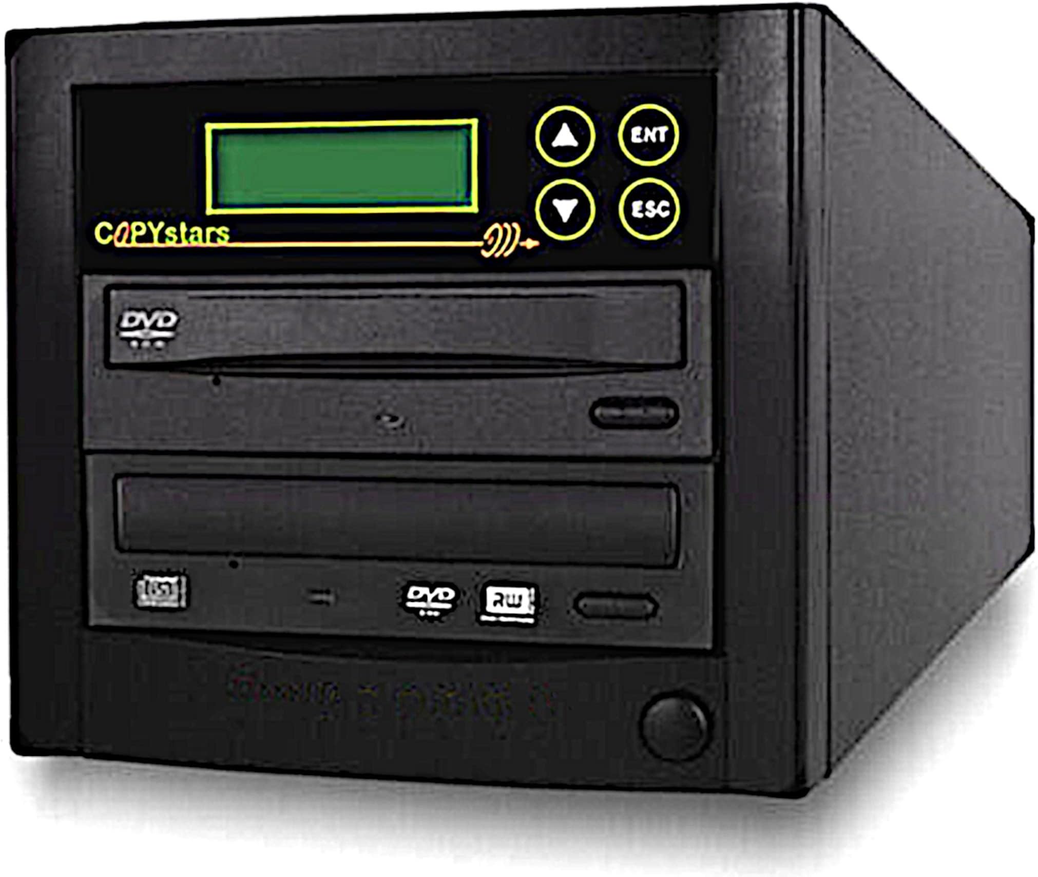 Copystars DVD Duplicator CD DVD Burner 1 to 1 Copier Sata Dual Layer Value Tower (SYS-1-1-SPU)
