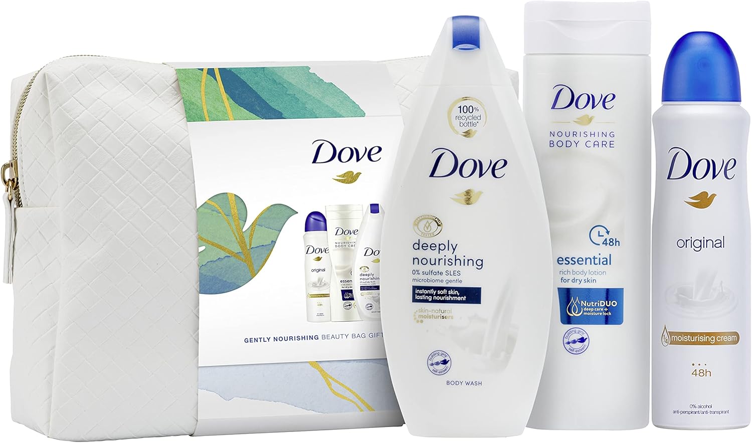 Dove Gently Nourishing Body Care Moisturising Collection Including Dove