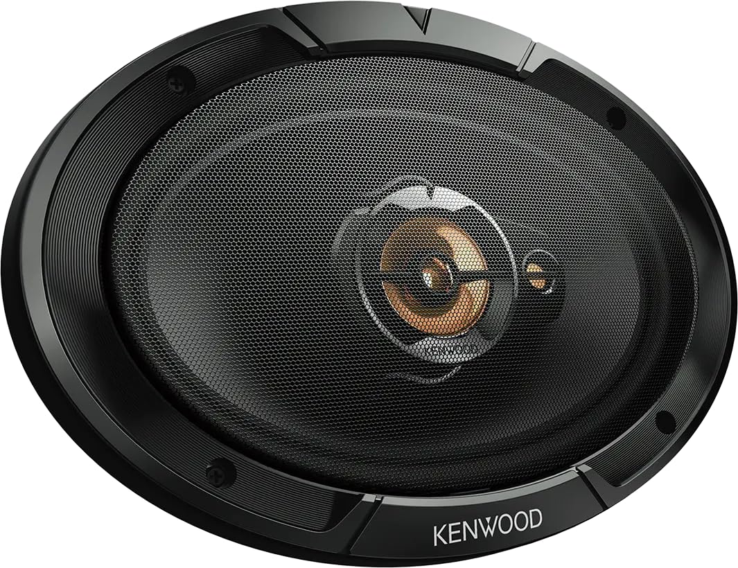 Kenwood KFC-S6977EX Stage Sound Series, 6 x 9 Zoll 3-Wege-Autolautsprecher, 500 W Spitzenbelastbarkeit, 80 W RMS, 4 Ohm, 50 mm Kalottenhochtöner & 12 mm Superhochtöner, inkl. Abdeckung, 2 Stück