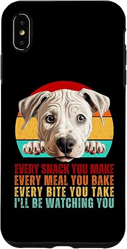 Vista 16 de iPhone 11 Pro Funny Dogo Argentino Puppy Argentine Dog Every Snack U Make Case