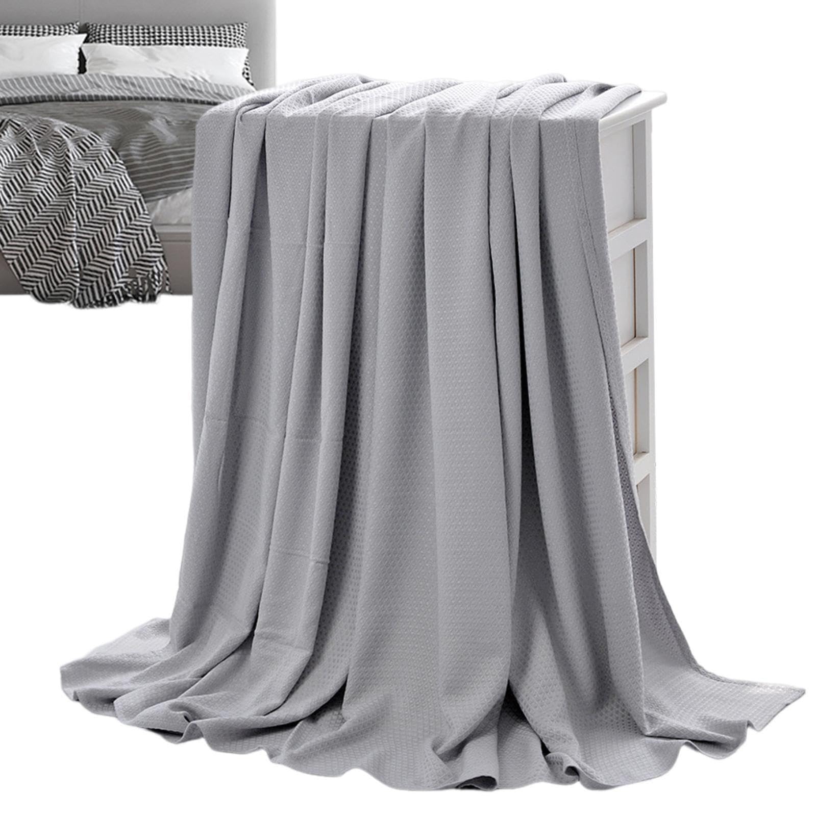 Generisch Coperta rinfrescante da viaggio, coperta rinfrescante per climatizzatore, in fibra di bambù, leggera e sottile, traspirante, delicata sulla pelle