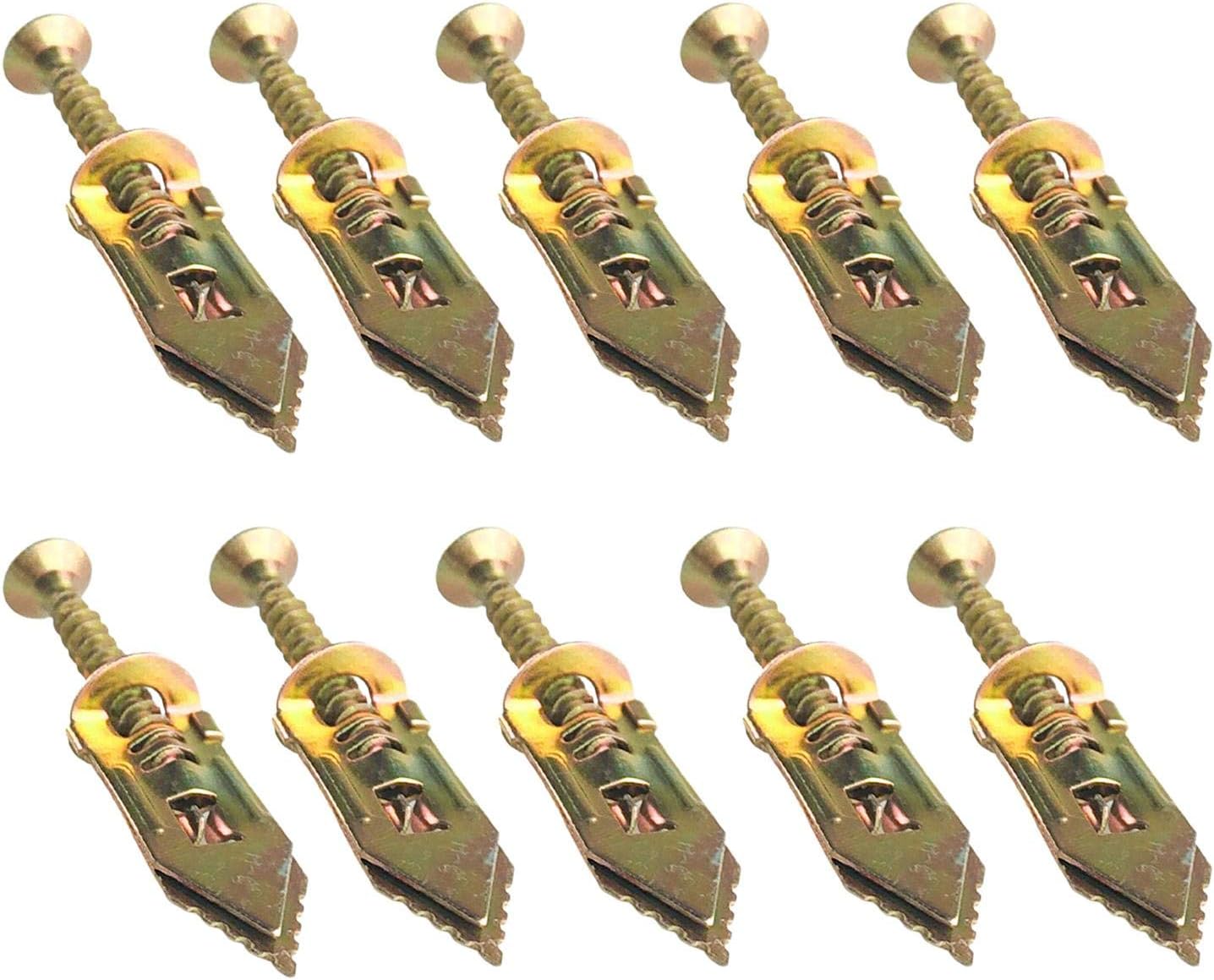 100 Stück Ankerdübel Selbstbohrend - Verzinkter Stahl 0,47x1,57 Zoll