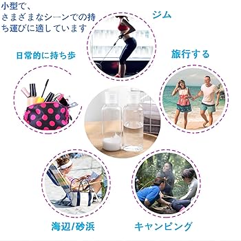 Amazon.co.jp: 10個トラベルボトル 小分け ボトル 旅行