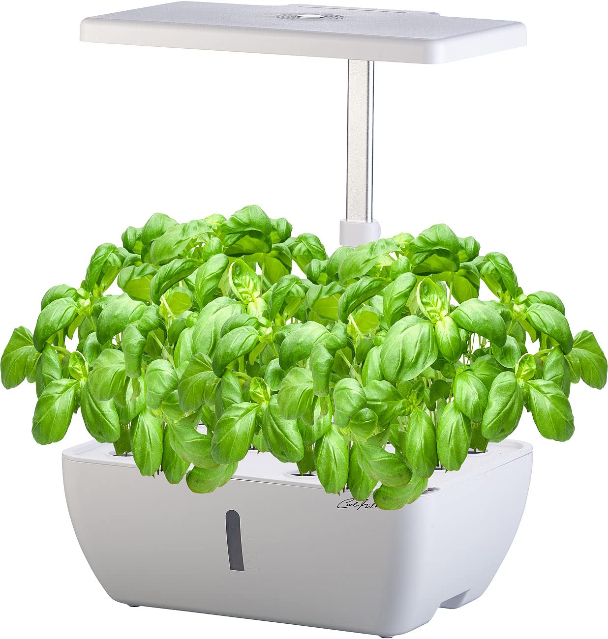 Carlo Milano Grow Lampe: Smartes WLAN-Anzuchtsystem für 12 Pflanzen, Wachstums-LEDs, App, 7 l (Led Grow, Anzuchtbox, Kräutergarten)