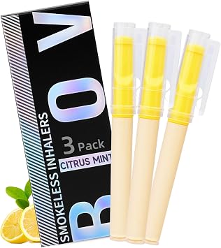 Flavored Air Inhaler Quit Smoking, Diffuser for Cleansing Lungs