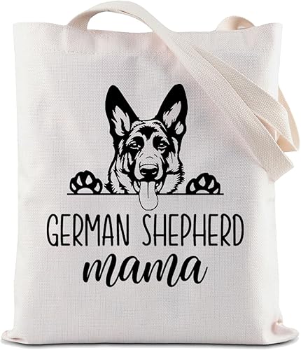 ZJXHPO Bolsa de cosméticos con cremallera para dueños de perros de pastor alemán Bolso de pastor No