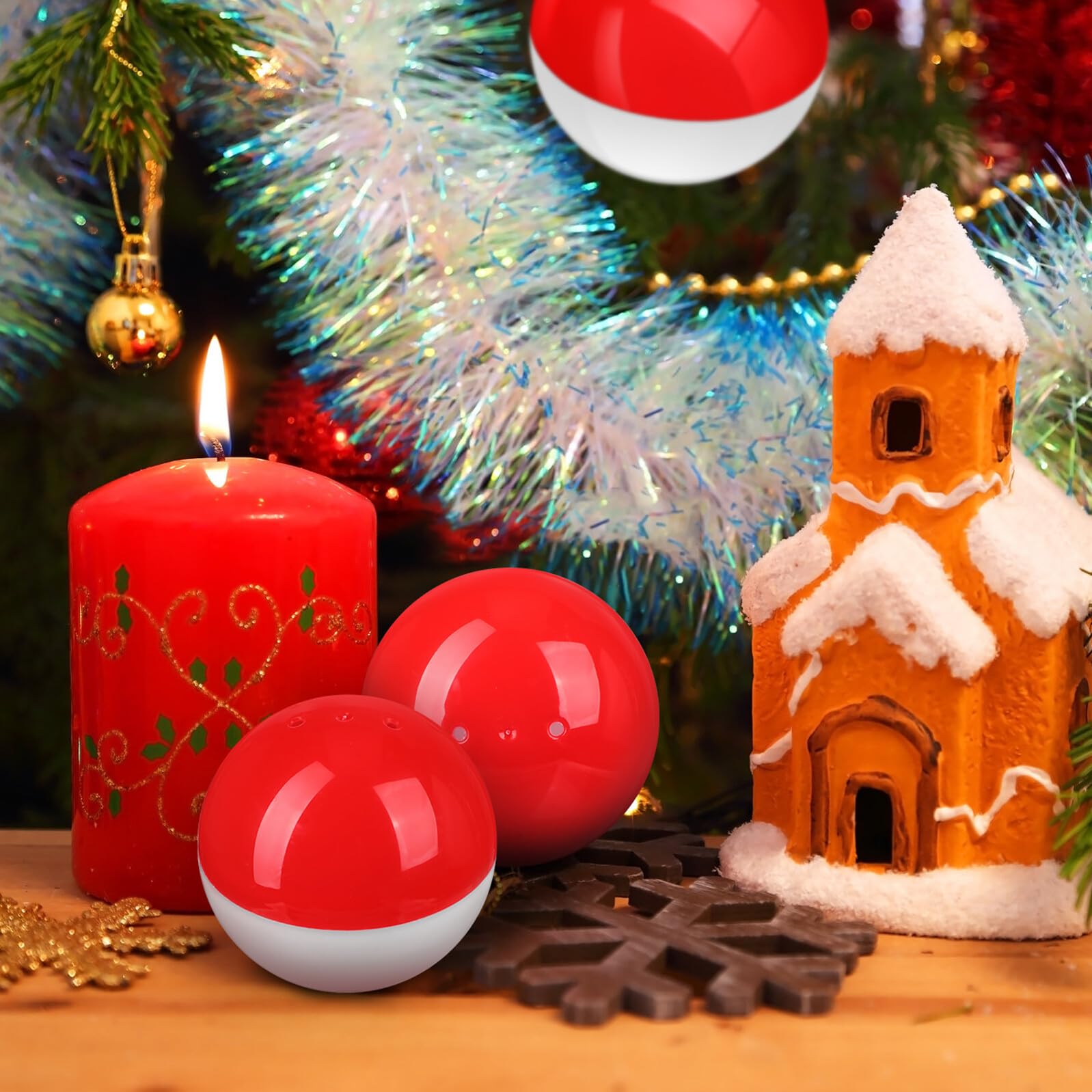Yardenfun 20 Leere Runde Plastikkapseln 65mm – Transparente Automatenkugeln für Gastgeschenke Selbstgemacht Party und Spielzeugbehälter