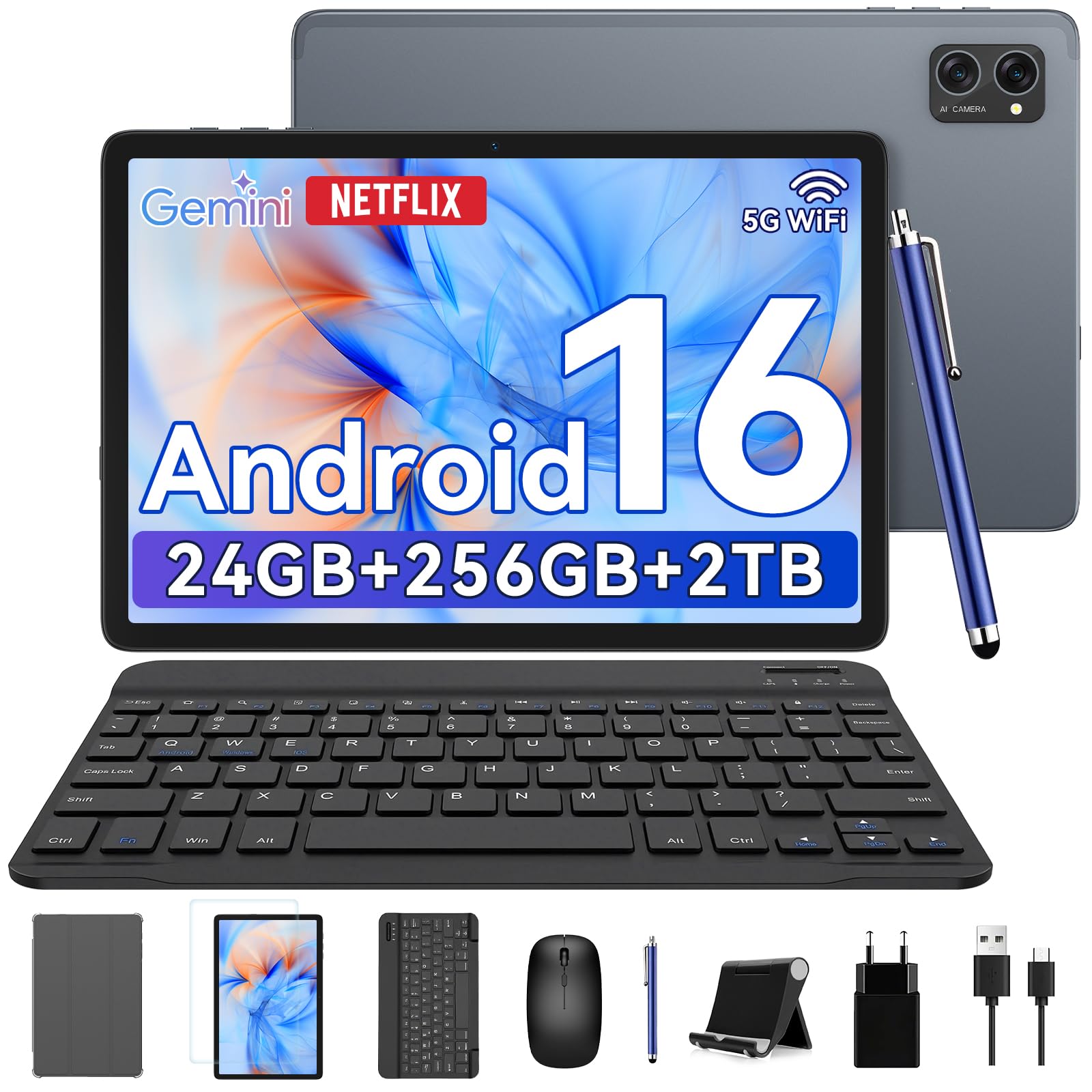 Amazon.co.jp: 【Android 16 タブレット 11インチ 2026新登場】T50WiFi