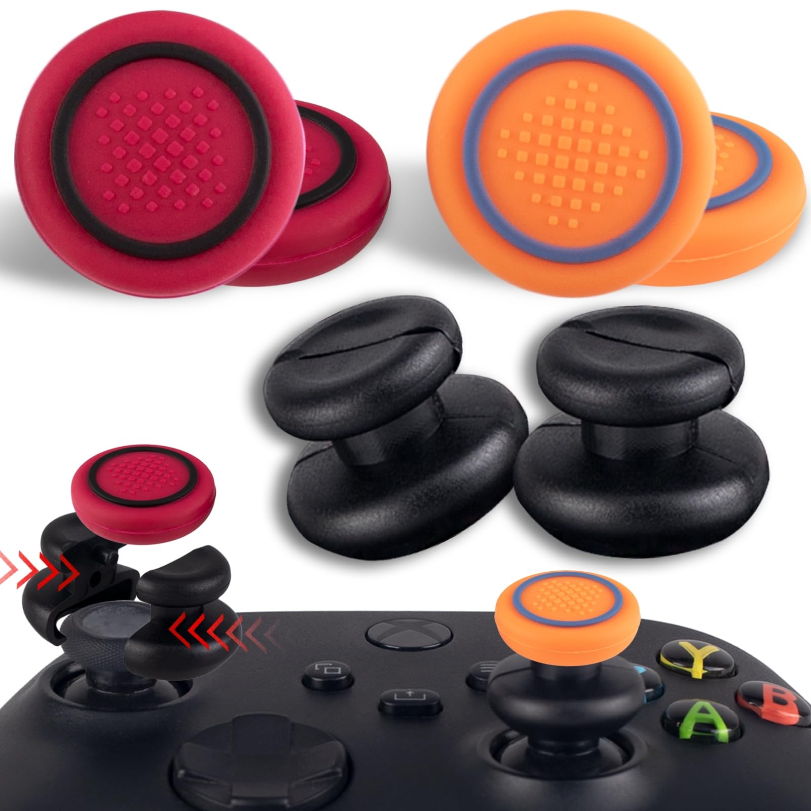 Extensores de pulgar Xbox anti-caídas para sticks que resbalan 8