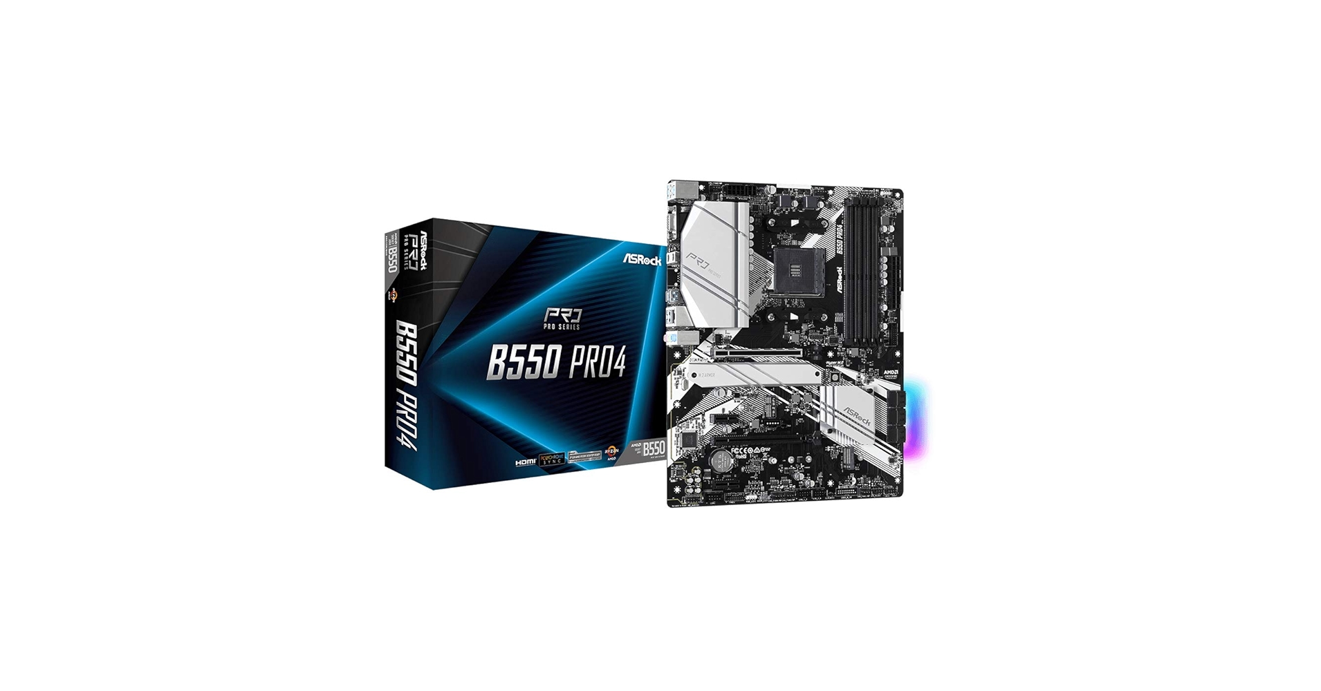 Amazon.com: ASRock B550 PRO4 Supports 3rd Gen AMD AM4 Ryzen