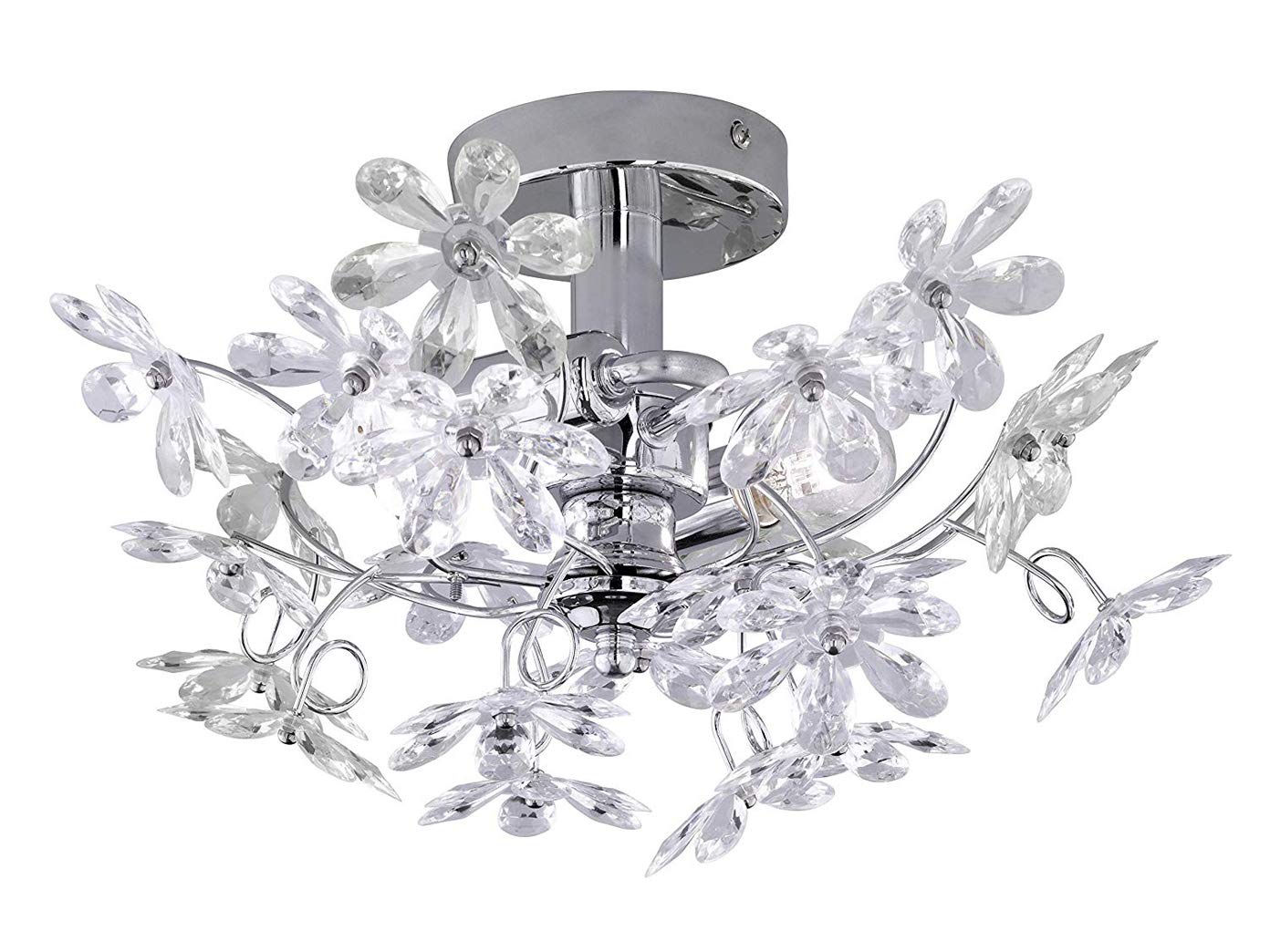 Reality R20012017 Flower Applique, 40 W, Multicolore, Diametro 38 cm