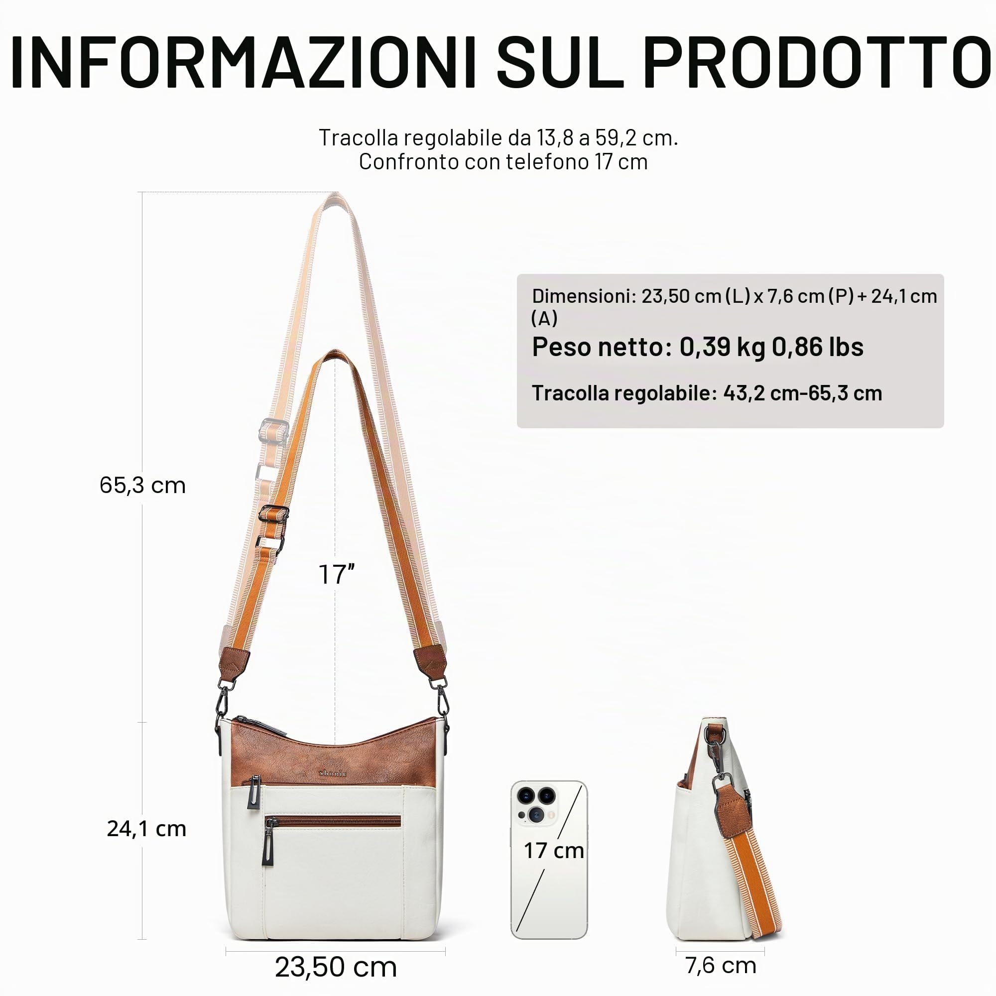 Shrrie Donna Crossbody Tasche per Donne Tasche in pelle vegane di moda Hobo Borse a spalla con cintura rimovibile per viaggiare