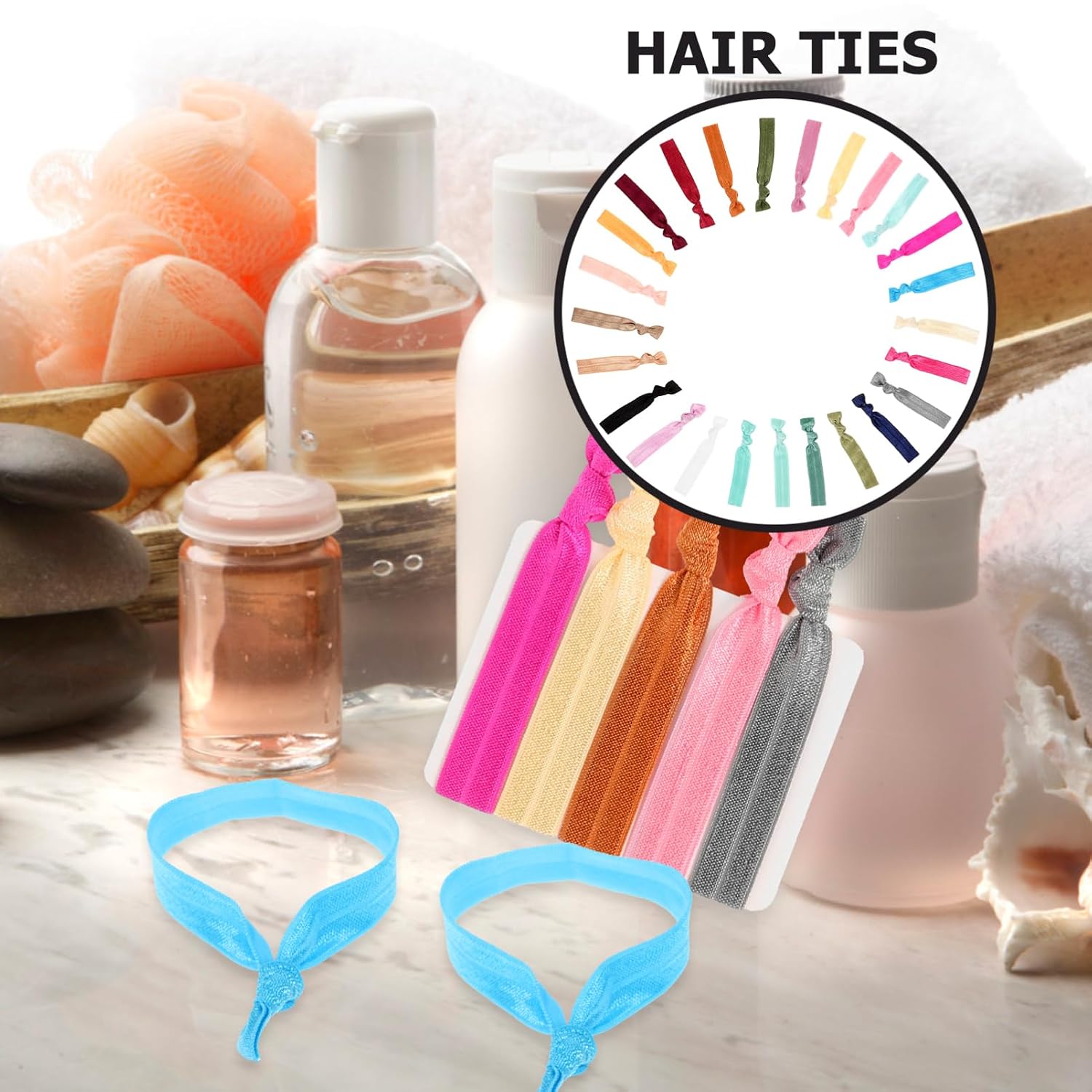 25pcs Elastic Hair Ties for Girls Mini Hair Bands Braids Accessories Holder