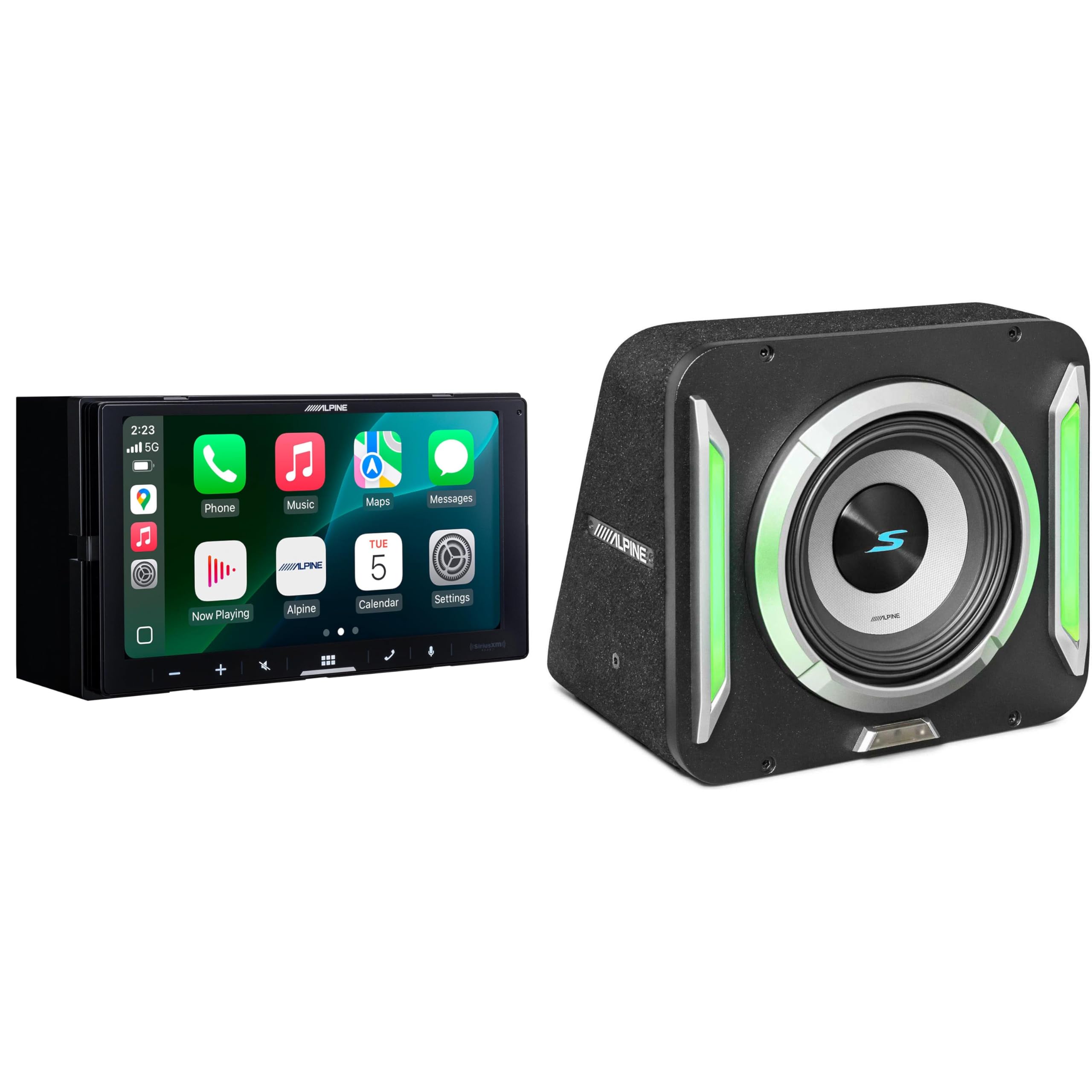 Alpine iLX-W770 Receiver & S2-SB12 PrismaLink S2-Series Sealed 12