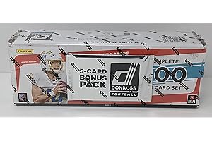 2021 Factory Sealed Panini Donruss NFL Football Complete Set with 5-Card Bonus Pack