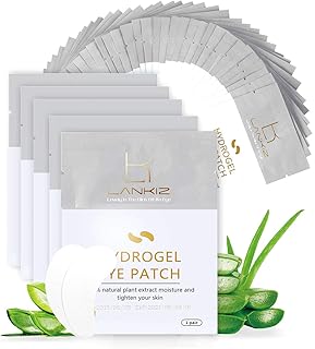 LANKIZ Under-Eye-Gel-Pads for Lash Extensions- 60 Pairs Eyelash Pads Lint Free Eyelash Extension Pads Eye Gel Pads