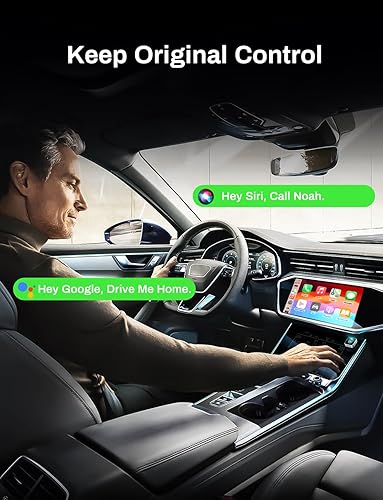 Miniatura 5 de Adaptador CarPlay inalámbrico 2 en 1 compatible con Apple CarPlay y Android Auto, mini Bluetooth USB A y USB C Dongle Convertir con cable a