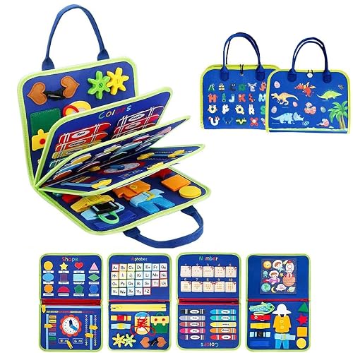 IZDUDO Busy Board Montessori, Paneles Sensoriales Tablero de Actividad