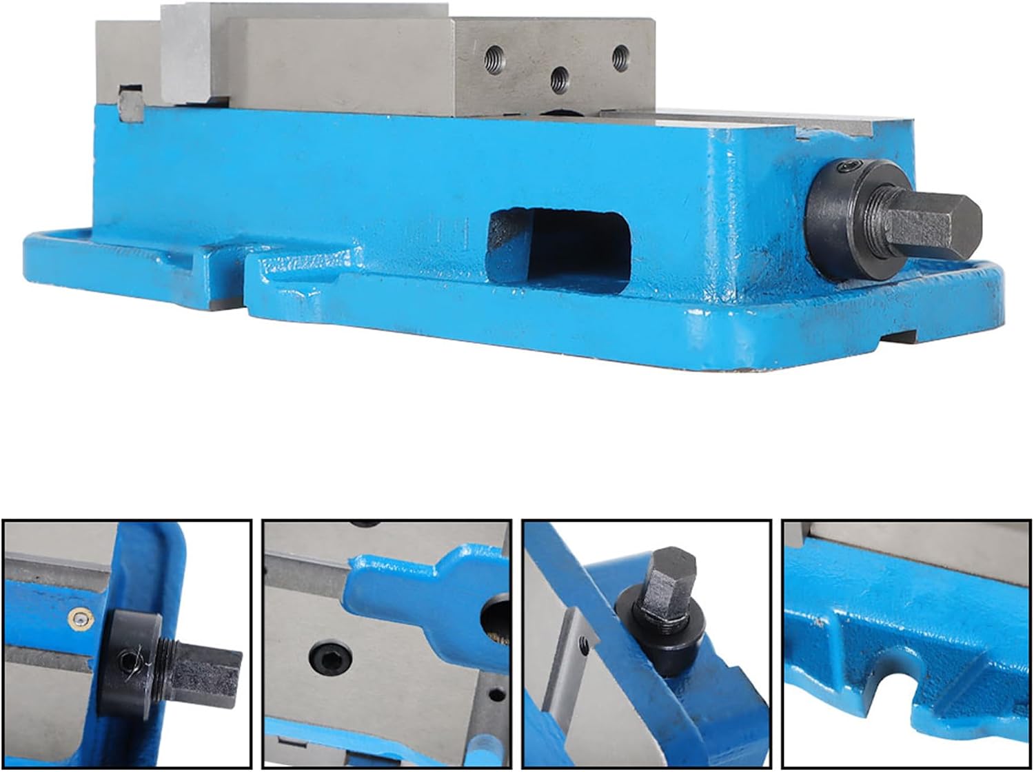 GXYWADY 3-Inch Milling Vise without Base for Milling and Forming Machines and Drilling Machines