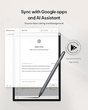 iflytek AINOTE Air 2 Bundle - Black Folio Case, 8.2-inch AI Note-Taking Tablet Writing Paper Tablets, Digital Notebook with Pen, Voice-to-Text Transcription, Multi-Languages Chatgpt Support