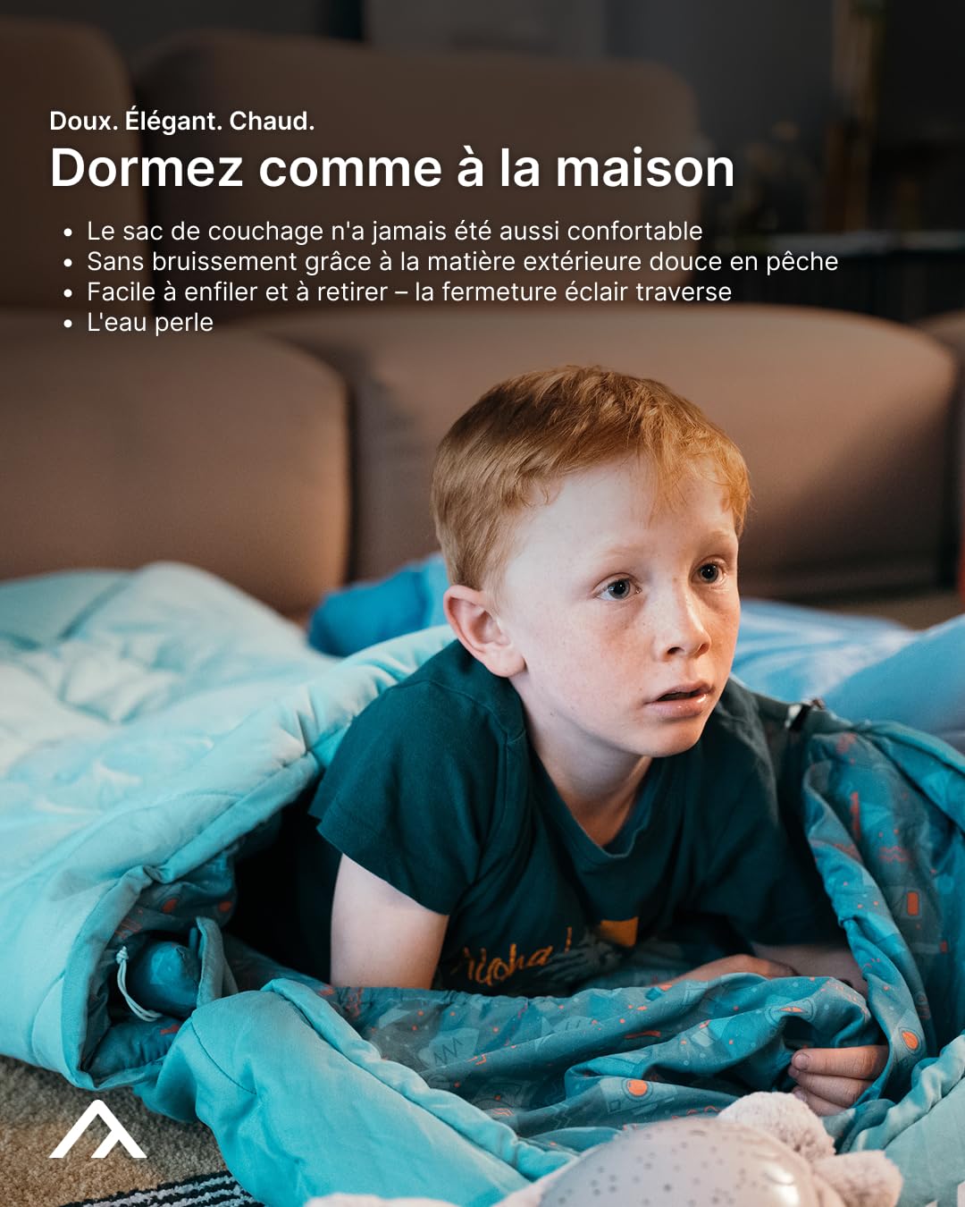 qeedo Buddy Junior Sac de Couchage Enfant, Comfort Control, Best Shape, Soft Touch