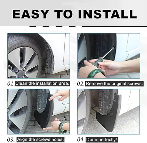 Miniatura 4 de Tecoom Aletas de barro compatibles con Dodge Ram 1500 2009-2018Ram 2500 3500 sin guardabarros OEM guardabarros delantero y trasero, 4 unidades