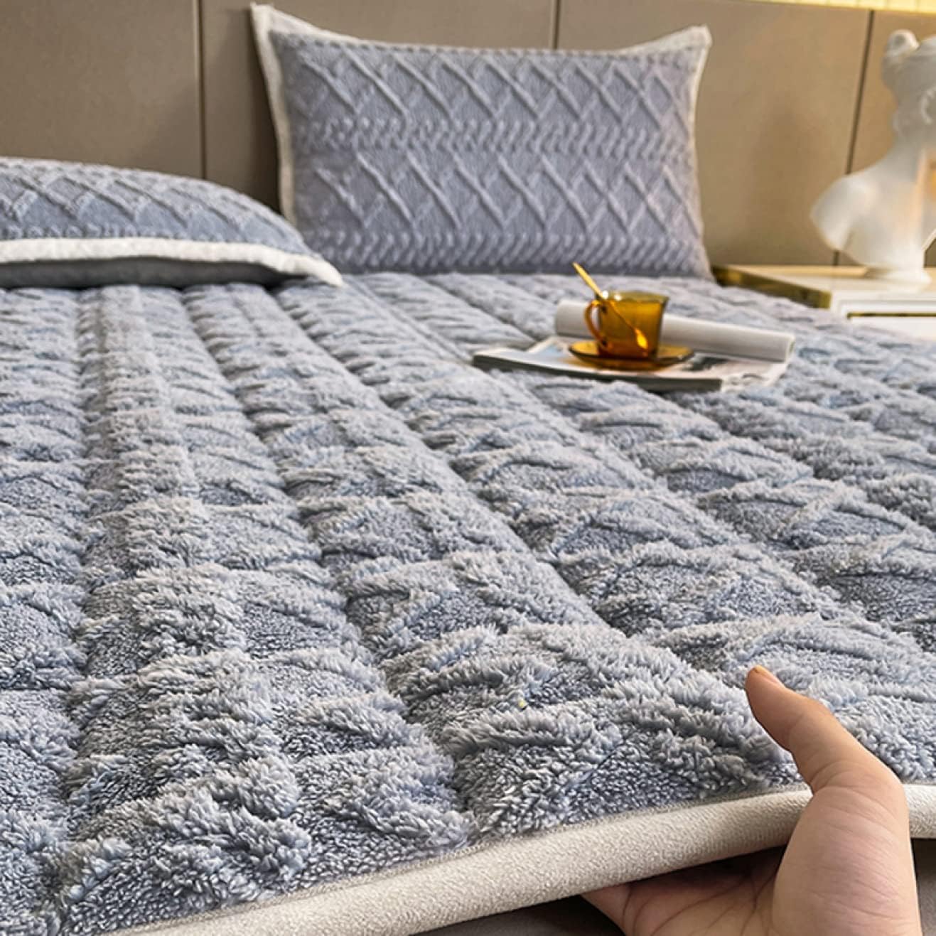 Single Bed Pad Style M 100 x 200 cm Semi-Double Bed Pad Double Bed Pad Bed Pad Bed Blanket 150 x 200 cm (Style M3 150 x 200 cm)