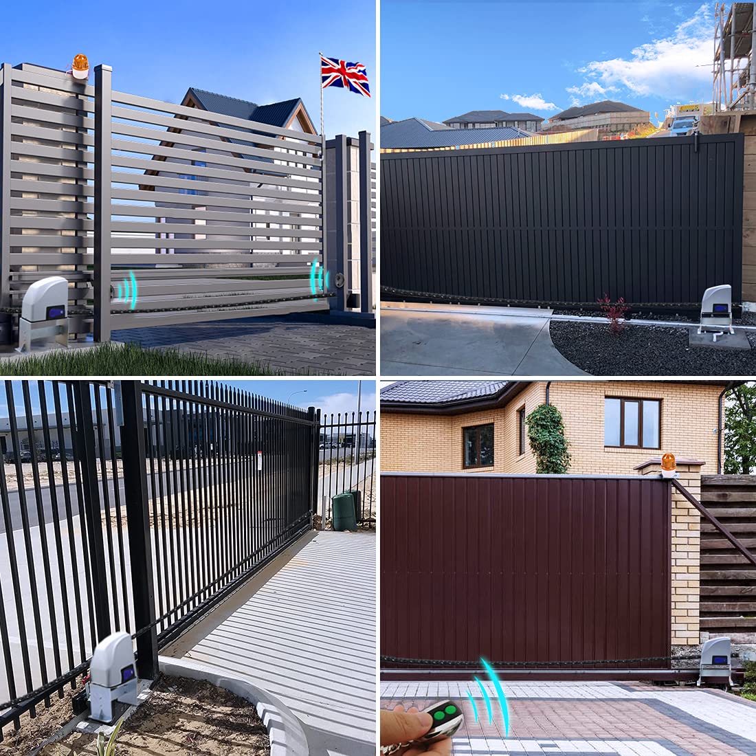 Buy TOPENS CK500 Automatic Sliding Gate Opener Heavy Duty Chain Drive