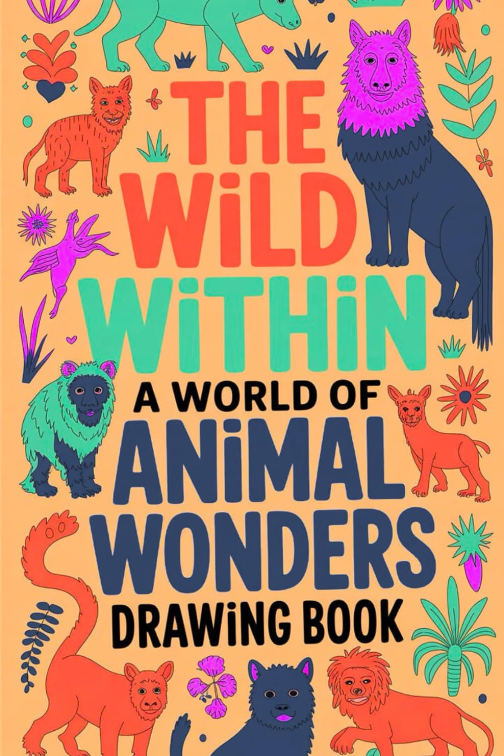 The Wild Within A World of Animal Wonders Drawing Book: Discover, Sketch, and Celebrate Nature’s Most Amazing Creatures — A Creative Drawing Adventure for Kids, Teens, and Animals Lovers Everywhere